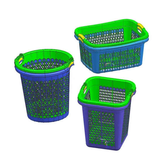 Molde de plástico para cesta de productos, caja de almacenamiento doméstica, moldeo que contiene cestas, molde de inyección
