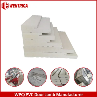 Molde de ladrillo de puerta de entrada de Patio de fibra de vidrio WPC para kits de jambas de puertas exteriores